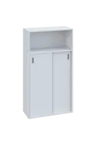 SPD 42/80 skříň s posuvnými dveřmi/nika, 1450x800x400, bílá